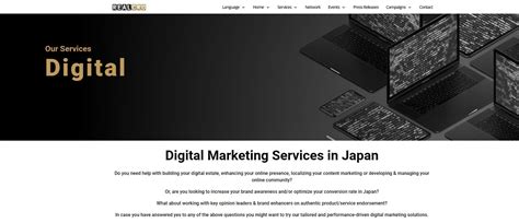Digital Marketing Services in Japan .